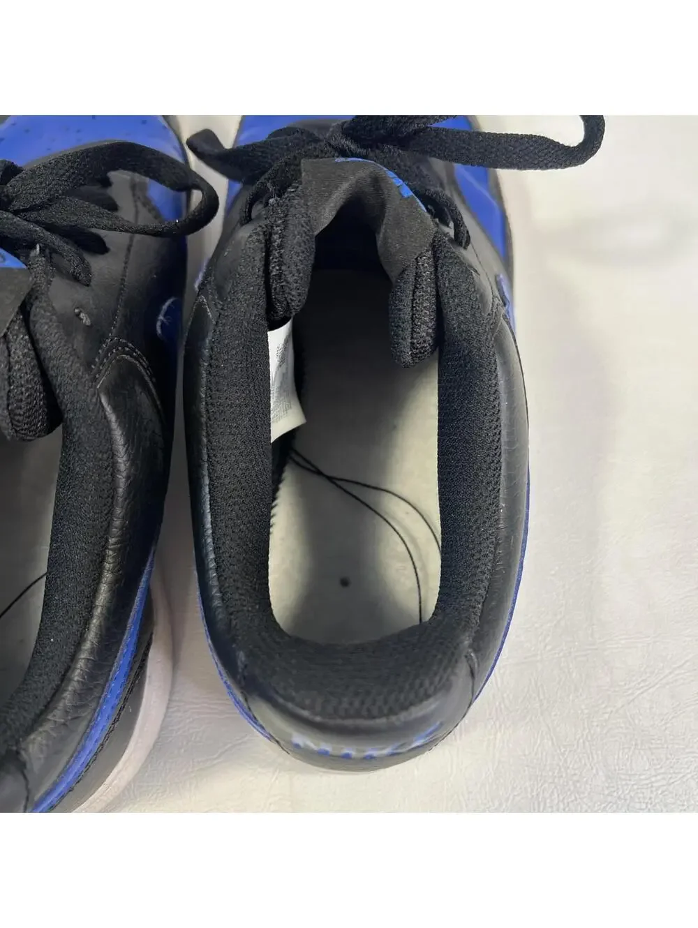 Nike Court Vision Low Men's Sneakers Black/Blue Size 10